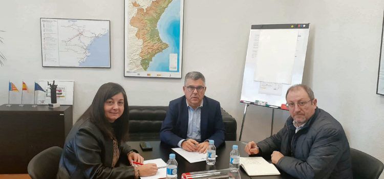 Reunió de l’alcalde de Santa Magdalena i el coordinador del Pla de Rodalies a la Comunitat Valenciana