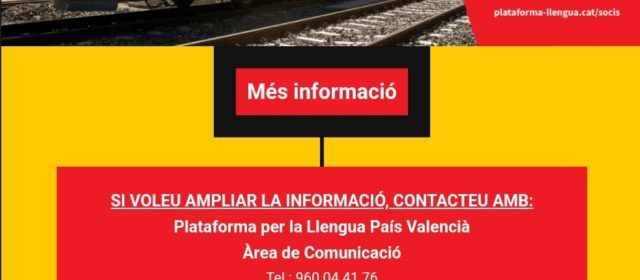 El valencià, inclòs en la megafonia dels trens regionals de Renfe entre Tortosa i València 