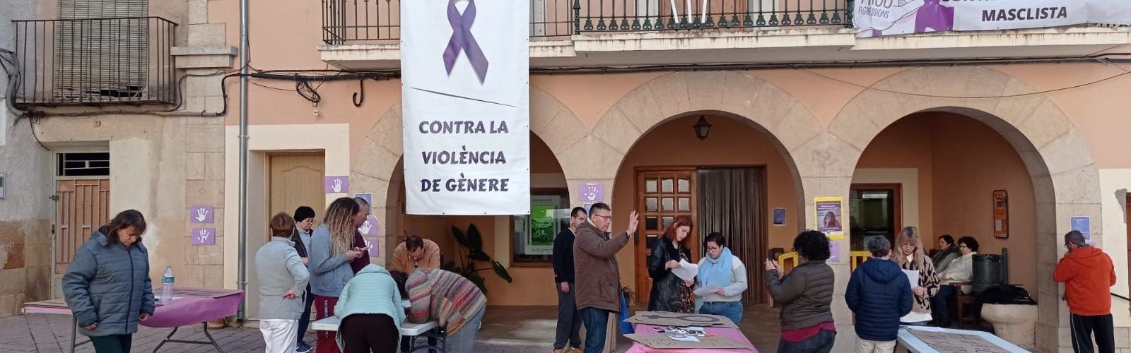 Albocàsser mostra la seva ferma condemna al masclisme en el cicle d’accions pel 25N