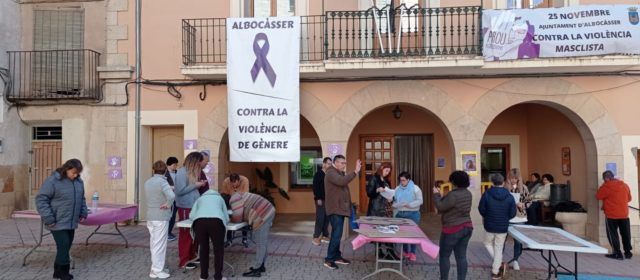 Albocàsser mostra la seva ferma condemna al masclisme en el cicle d’accions pel 25N