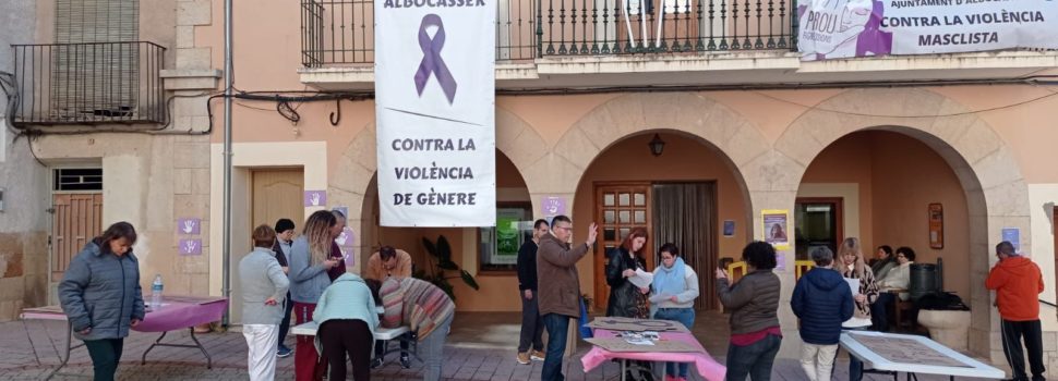 Albocàsser mostra la seva ferma condemna al masclisme en el cicle d’accions pel 25N