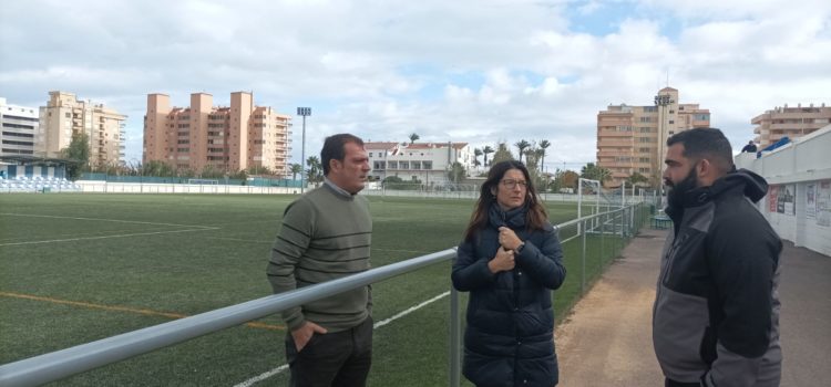 L’Ajuntament de Peníscola renova els focus del camp de futbol amb tecnologia led