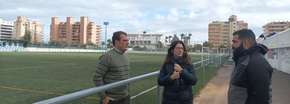 L’Ajuntament de Peníscola renova els focus del camp de futbol amb tecnologia led