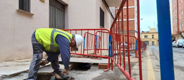 L’Ajuntament de Benicarló renova el col·lector d’aigües del carrer de Miguel García Ochoa
