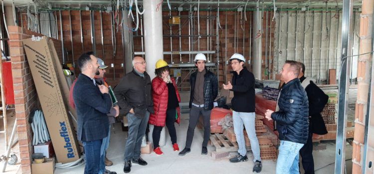 Les obres d’ampliació de la biblioteca municipal d’Alcanar avancen a bon ritme