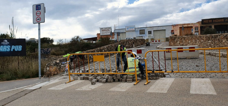 Obres d’emergència al “Pont Romà” de Vinaròs pel seu deteriorament després de la “riuada”