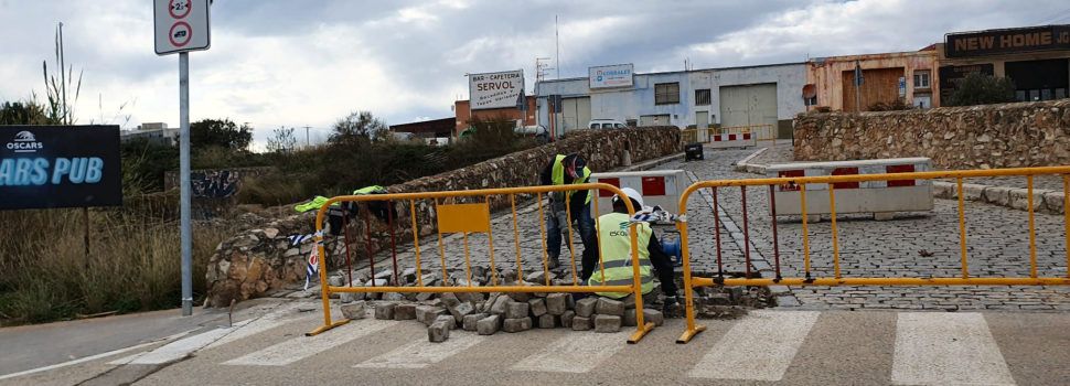 Obres d’emergència al “Pont Romà” de Vinaròs pel seu deteriorament després de la “riuada”