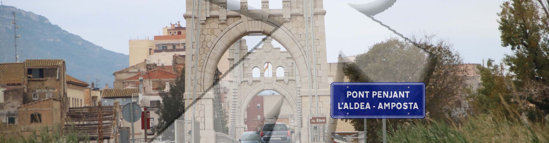 Innocentada des de l’Aldea amb el pont d’Amposta
