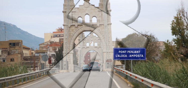 Innocentada des de l’Aldea amb el pont d’Amposta