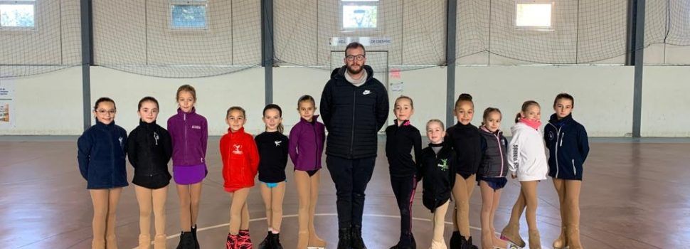 La patinadora de Vinaròs Vera Estupiñá, en la tecnificación mini de la Federación Valenciana