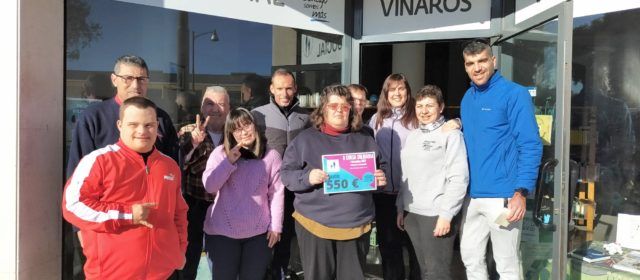 AFANIAD rep la recaptació de la curs solidària de l’alumnat d’ESO de Vinaròs