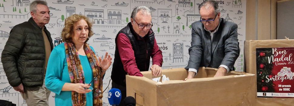 Els trenta guanyadors del sorteig de Nadal de l’Associació de Comerciants de Vinaròs