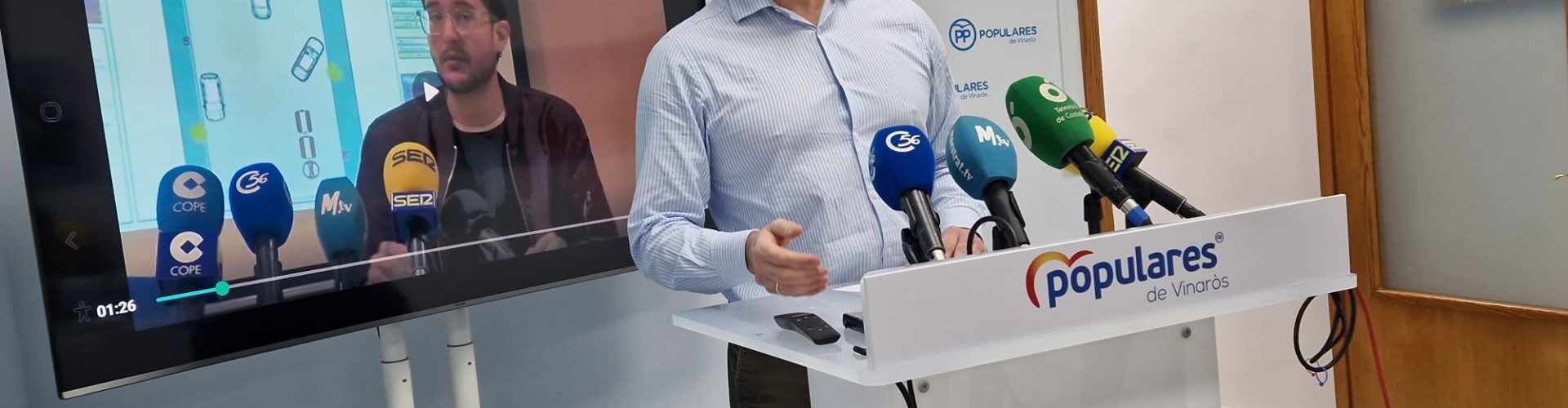 Vídeo: roda de premsa del regidor del PP Juan Amat