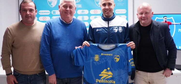 Jesús Aicardo, presentado como nuevo jugador del Servigroup Peñíscola