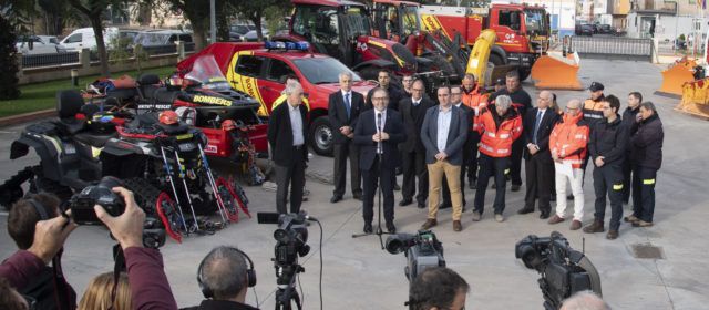 La Diputació de Castelló activa un dispositiu enfront de nevades amb 190 efectius diaris i més de 70 vehicles