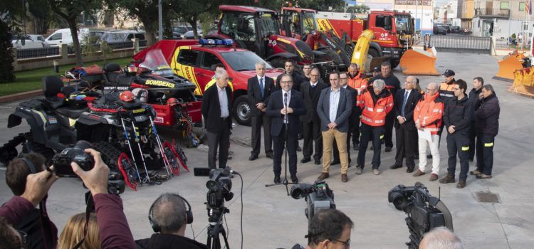 La Diputació de Castelló activa un dispositiu enfront de nevades amb 190 efectius diaris i més de 70 vehicles