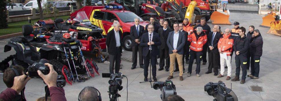 La Diputació de Castelló activa un dispositiu enfront de nevades amb 190 efectius diaris i més de 70 vehicles