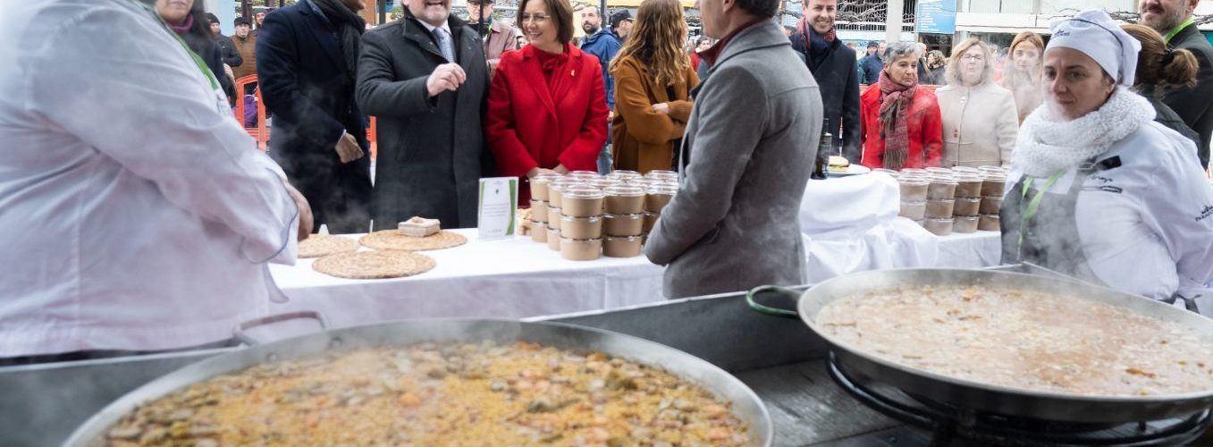 José Martí assisteix a la demostració gastronòmica de la Festa de la Carxofa de Benicarló