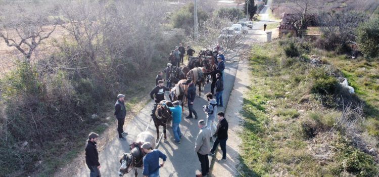 Intensa setmana de preparatius de Sant Antoni a Albocàsser