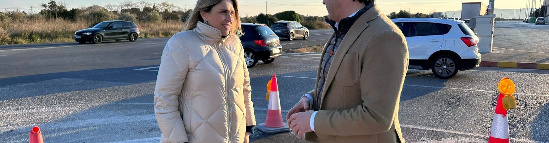 Marta Barrachina propone una actuación “urgente y completa” en la antigua N-340 en Vinaròs frente a los “parches y el abandono” del PSOE