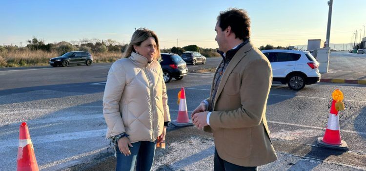Marta Barrachina propone una actuación “urgente y completa” en la antigua N-340 en Vinaròs frente a los “parches y el abandono” del PSOE