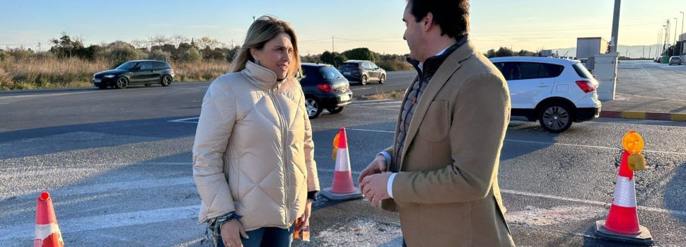 Marta Barrachina propone una actuación “urgente y completa” en la antigua N-340 en Vinaròs frente a los “parches y el abandono” del PSOE
