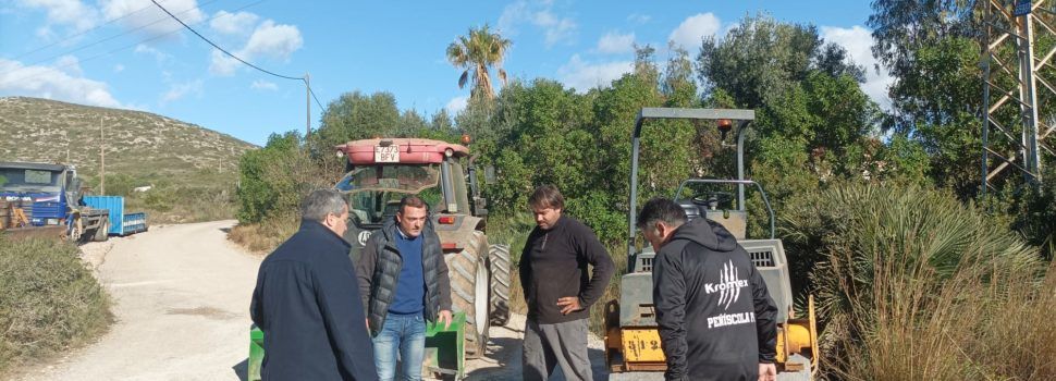 L’Ajuntament de Peníscola adequa el camí d’accés al Parc Natural de la Serra d’Irta