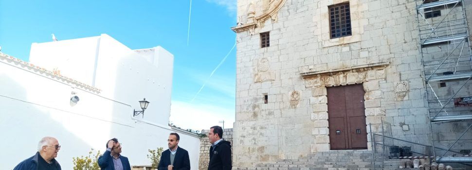 L’Ajuntament de Peníscola col·labora en la reparació de la cúpula de l’ermita de la seua Patrona
