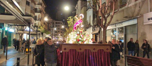 La processó tanca la festa de Sant Sebastià a Vinaròs