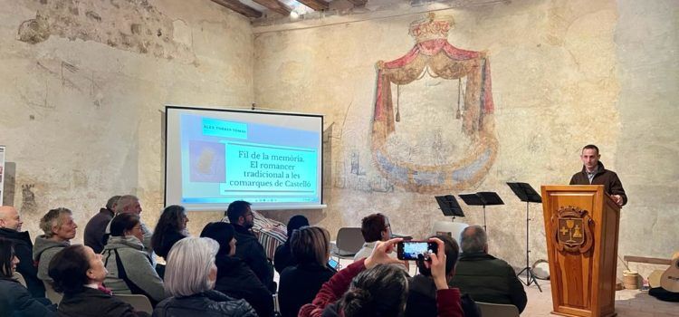 Conferència a Càlig sobre el romancer de tradició oral al nord valencià