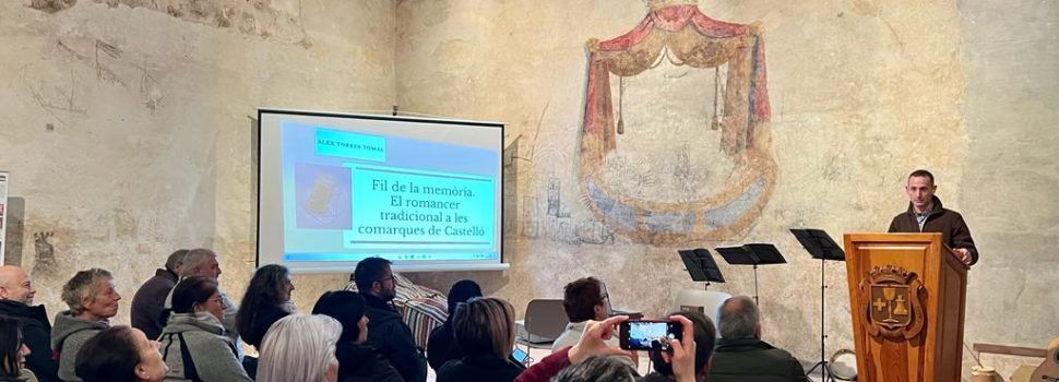 Conferència a Càlig sobre el romancer de tradició oral al nord valencià