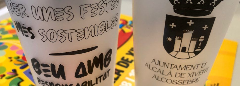 L’Ajuntament d’Alcalà-Alcossebre aposta pels gots reutilitzables durant el Carnestoltes
