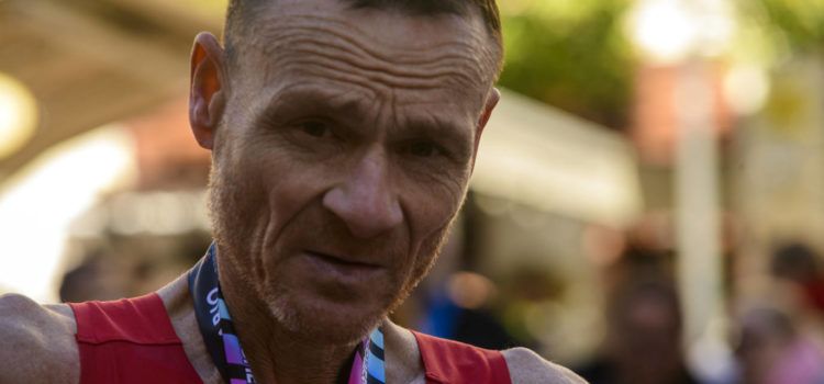 Paco Balastegui, del Club Esportiu Vinaròs, 4è a la Marató de Múrcia