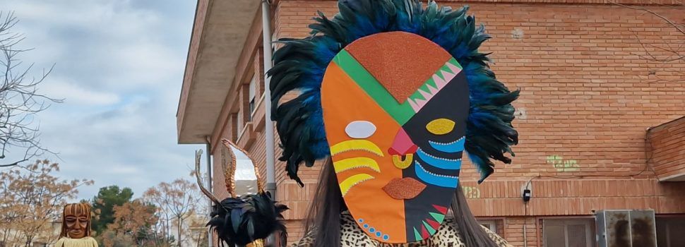El col·legi Assumpció rep la visita del Rei Carnestoltes