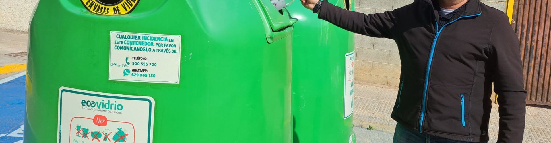 Alcalà-Alcossebre lidera el reciclatge de vidre a la província de Castelló durant 2022