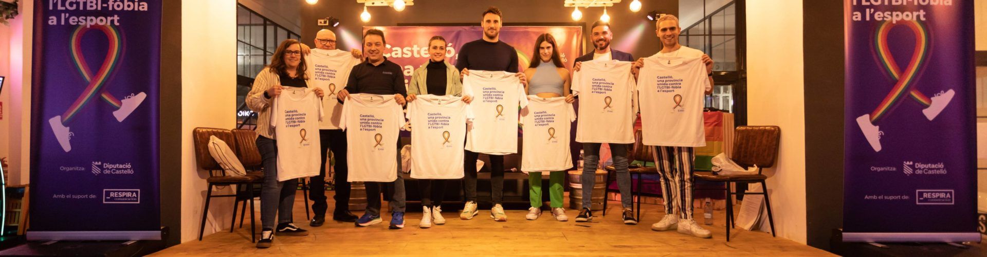La Diputació de Castelló impulsa el primer quilòmetre arc iris d’una marató a Espanya