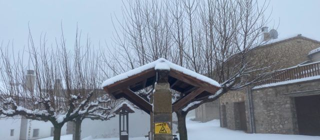 Vídeos i fotos de la nevada a Coratxà i Vallibona
