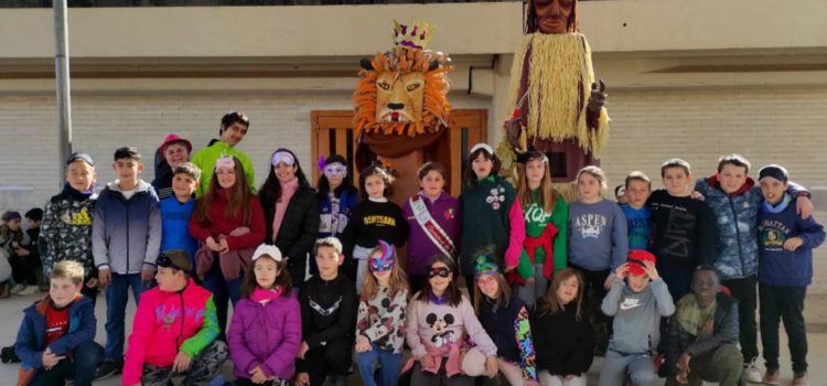 El Rei Carnestoltes visita el col·legi Sant Sebastià