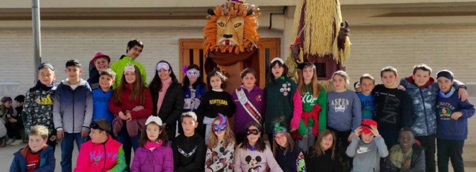 El Rei Carnestoltes visita el col·legi Sant Sebastià