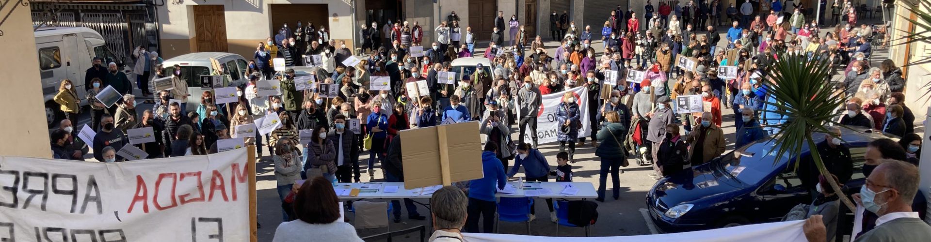 Nostra Terra anuncia que no parará las movilizaciones contra el proyecto Magda