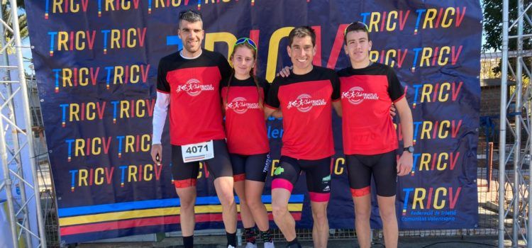 El Club Triatló de Vinaròs participà en el  Campionat autonòmic Duatló CV 