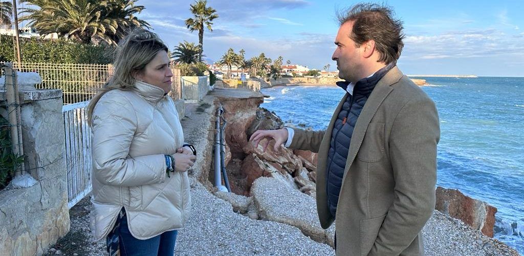Marta Barrachina afirma que “el PP invertirà en la regeneració de la costa de Vinaròs enfront de l’erosió i amenaces d’enderrocament del PSOE”