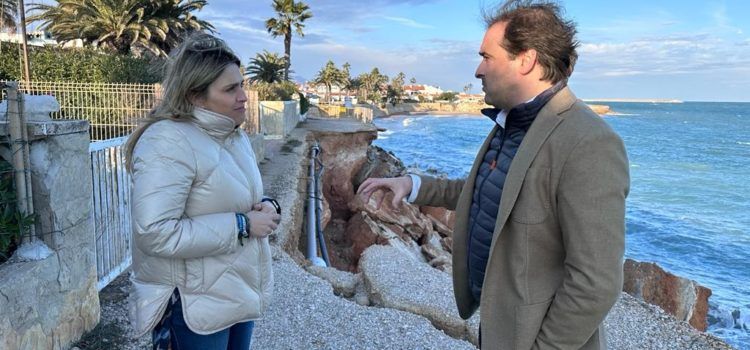 Marta Barrachina afirma que “el PP invertirà en la regeneració de la costa de Vinaròs enfront de l’erosió i amenaces d’enderrocament del PSOE”