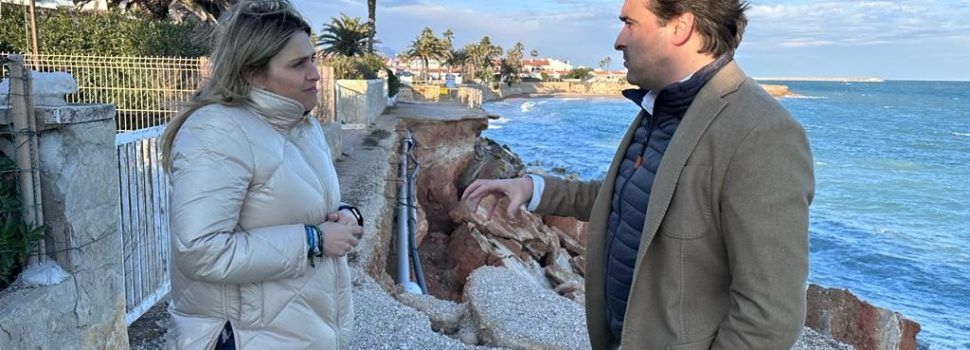 Marta Barrachina afirma que “el PP invertirà en la regeneració de la costa de Vinaròs enfront de l’erosió i amenaces d’enderrocament del PSOE”