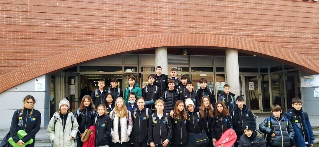 Jon Guarch, del Club Natació Vinaròs, en el Campionat Nacional Inclusiu disputat a Oviedo