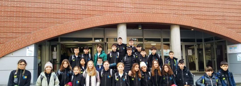 Jon Guarch, del Club Natació Vinaròs, en el Campionat Nacional Inclusiu disputat a Oviedo