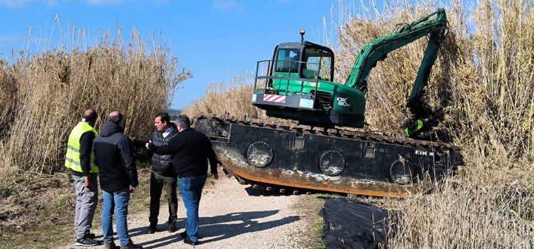 L’Ajuntament de Peníscola inicia els treballs en la Séquia del Rei de la seua marjal