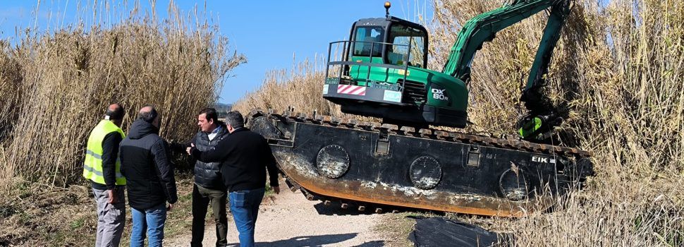 L’Ajuntament de Peníscola inicia els treballs en la Séquia del Rei de la seua marjal
