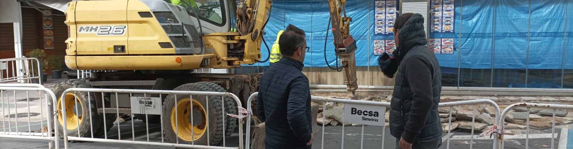 El Ayuntamiento de Peñíscola inicia las obras de reurbanización de la Avda. España