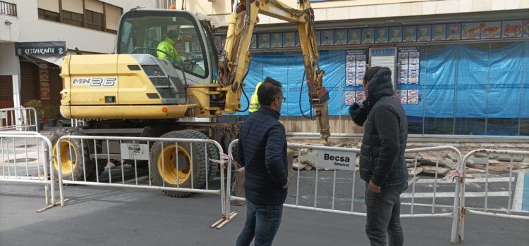 El Ayuntamiento de Peñíscola inicia las obras de reurbanización de la Avda. España
